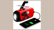 Storm Safe Emergency AM/FM/NOAA Weather Band Radio With Solar Flash Light