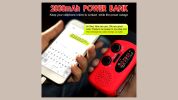 Storm Safe Emergency AM/FM/NOAA Weather Band Radio With Solar Flash Light