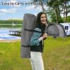 2-Person Outdoor Camping Tent with External Cover-Gray-Color Gray