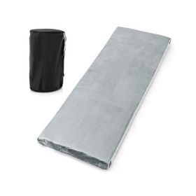 Lightweight Portable Memory Camping Mattress with Carrying Bag-Gray - Color