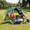 2-Person Camping Tent with Removable Rain Fly and Double-Layer Door