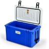 58 Quart Leak-Proof Portable Cooler  Ice Box for Camping-Blue-Color Blue-Size L