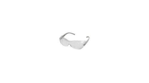 Radians Sheath OTG Anti-Fog Safety Glasses Fits Over Glasses Clear Lens Silver