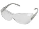Radians Sheath OTG Anti-Fog Safety Glasses Fits Over Glasses Clear Lens Silver