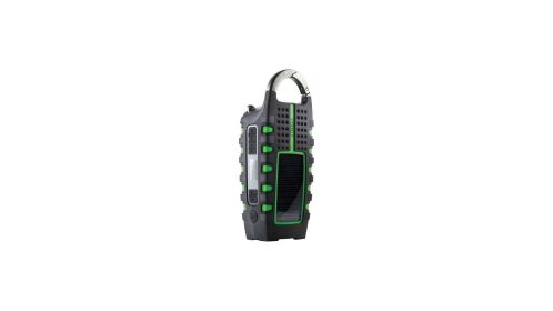 Eton NSP101WXGR Scorpion II AM/FM/NOAA Weatherband Radio and Flashlight, Black
