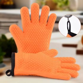 VEVOR Silicone Smoker Oven Gloves Non-Slip Heat Resident BBQ Grill Gloves