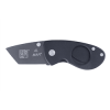 Havana Clipper D2/POM DK Charcoal  Gray Handle Charcoal Ti