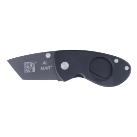 Havana Clipper D2/POM DK Charcoal  Gray Handle Charcoal Ti