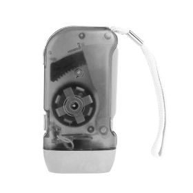 Hand Press Dynamo Crank Flashlight for Camping and Emergency Use
