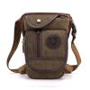 Canvas Drop Leg Bag Outdoor Waist Pack For Men Women Tactical Military