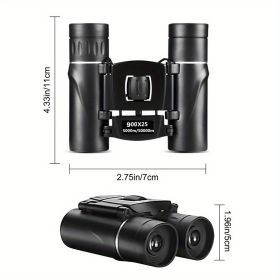 High-Power HD Mini Portable Binoculars for Outdoor Travel - 900X25