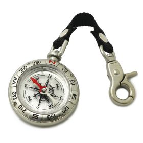 Mini Waterproof Shockproof Compass With Keychain Emergency Survival Equipment