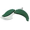 Multifunction Stainless Steel Leaf Shape Folding Pocket Knife Fruit Camping