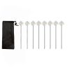 Heavy Duty Tent Stakes and Ground Nails for Camping - 8pcs Glowing Pegs