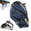 1pair Traction Cleats Iron Chain Anti-skid Shoe Cover for Climbing & Hiking