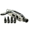 Multifunctional Keychain Tool Kit with LED Flashlight and Bottle Opener