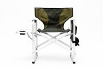 Padded Folding Outdoor Chair with Side Table & Storage Pockets – Lightweight