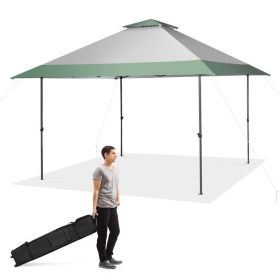 13 x 13 Feet Pop-Up Patio Canopy Tent with Shelter & Wheeled Bag