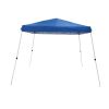10x10 Diagonal Leg Blue Top Instant Awning for Outdoor Events