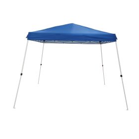 10x10 Diagonal Leg Blue Top Instant Awning for Outdoor Events