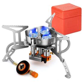 Powerful Portable Gas Stove for Camping with 4000W Foldable Design