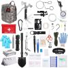 125Pcs Survival Kit Professional Emergency Gear for Outdoor Adventures