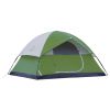 Dome Camping Tent for 4 People - Green, 1 Room Design