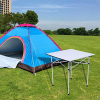 Folding Camp Table Portable Compact Aluminum Outdoor Tables with Carry Bag for