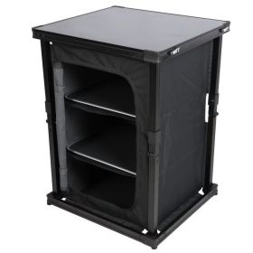 Kitchen Storage Hard Top Table Gray