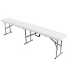 Portable Picnic Folding Bench with Carrying Handle - 6 Feet Long