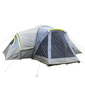 Large Family Camping Tent for 10 People with Three Rooms