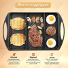 Flat Top Griddle Pan for Stove Top and Double Burner Non-Stick Grill