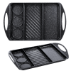 Flat Top Griddle Pan for Stove Top and Double Burner Non-Stick Grill