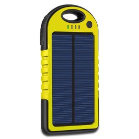 10000mAh Portable Fast Charging Power Bank USB Solar Charging with Flashlight