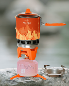 WILD-WIND Star X3 Outdoor Camping and Backpacking Stove Cooking System ( 0.8