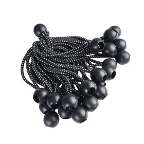 Ball Bungee Set for Outdoor Use - 6 Pack, Black
