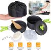Camping Stove Cookware Kit - 9Pcs Complete Set