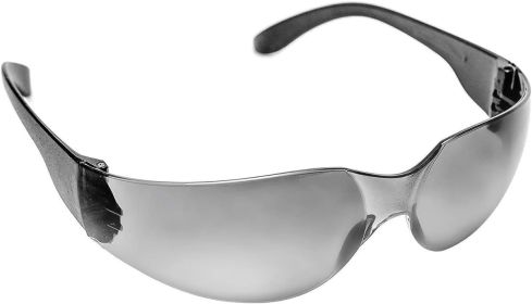 Pack of 12 Safety Glasses. Gradient Gray lens. Wrap Around Anti Scratch