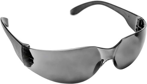 Wrap Around Safety Glasses ANSI CE Smoked Lens Pack of 12 Anti Scratch Glasses