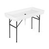 Plastic Party Ice Folding Table with Matching Skirt