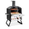 2-Layer Pizza Oven with Removable Cooking Rack 