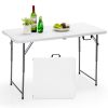 Height Adjustable Folding Table for Camping and Outdoor Events