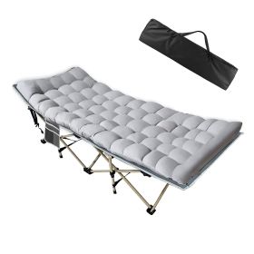 Camping Cot with Mattress Carry Bag Cots for SleepingCamping Bed Folding Cot