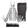 Heavy Duty Multitool | Military Grade Stainless Steel Frame;  Deep Profile