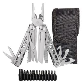 Heavy Duty Multitool | Military Grade Stainless Steel Frame;  Deep Profile