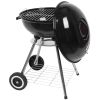 18 Inch Apple Charcoal Stove Enamel with White Side Wheel Diameter 15cm