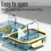 Blue Medicine Pill Organizer Travel Cute Pill Container Small Pill Box for