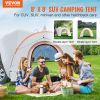 VEVOR SUV Camping Tent 8-8 SUV Tent Attachment for Camping with Rain Layer and
