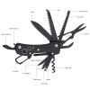15-in-1 Stainless Steel Multitool Pocket Knife with Nylon Sheath