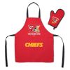 Offical NFL - Chiefs Apron & BBQ Mitt Set